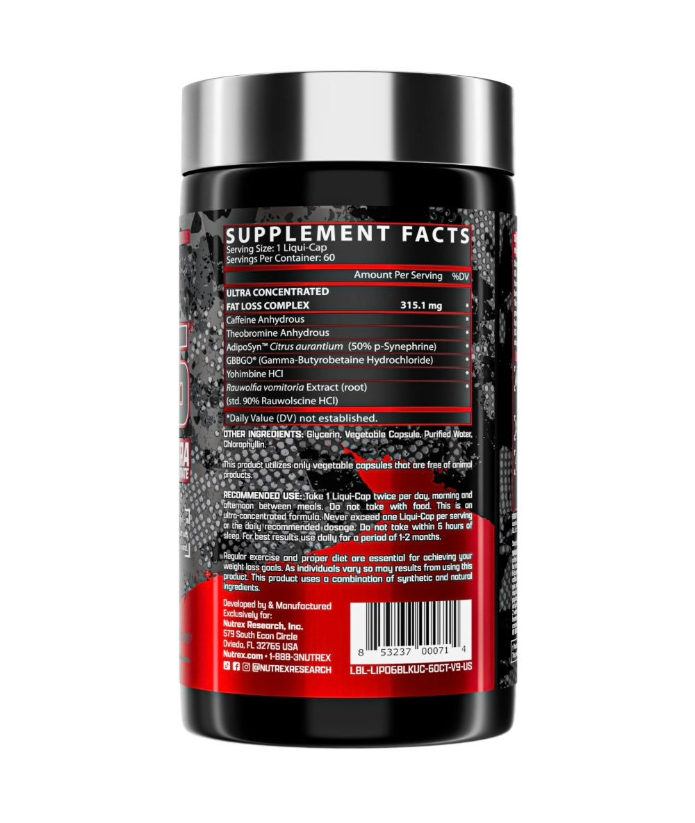 Nutrex Lipo-6 Black Ultra Concentrate