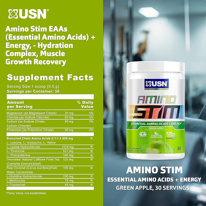 USN Amino Stim EAAs (Essential Amino Acids) + Energy